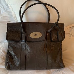 Mulberry Bayswater Satchel Grey